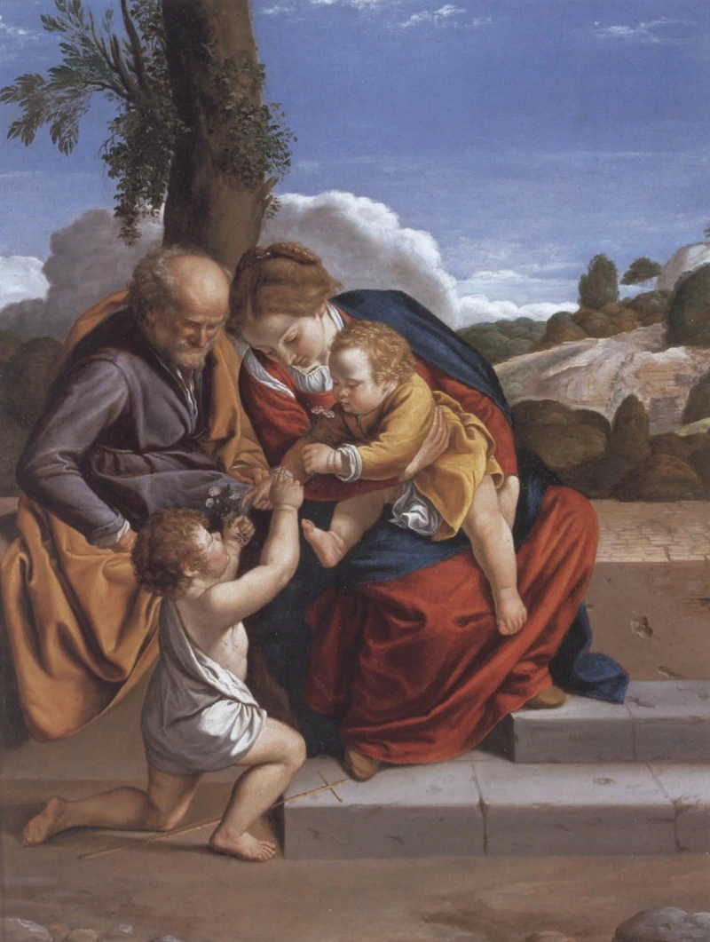 Sacra Famiglia con Giovannino